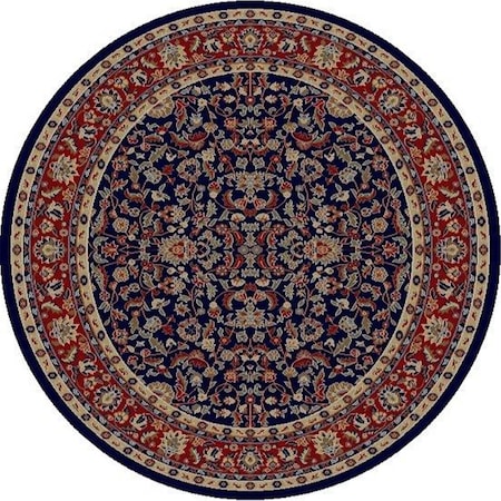 Concord Global Trading 2 ft. 7 in. x 4 ft. Jewel Kashan - Navy 40643